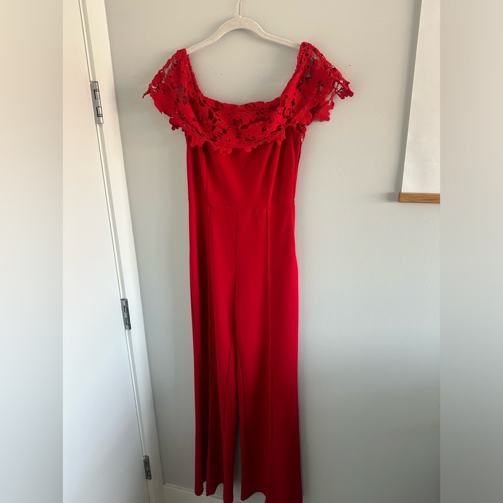 Lulus Red Jumpsuit